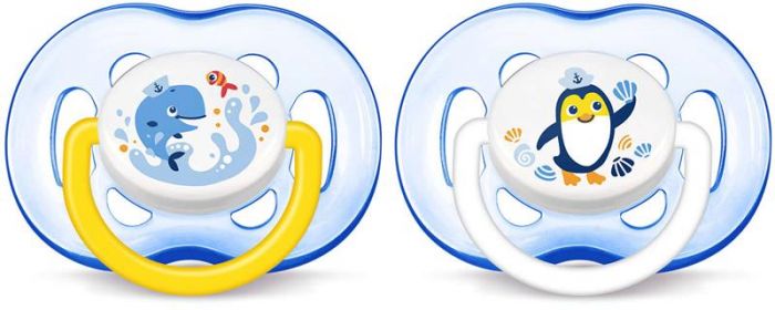 Пустушка Avent Freeflow 18міс+, дихаюча, 2шт, для хлопчиків