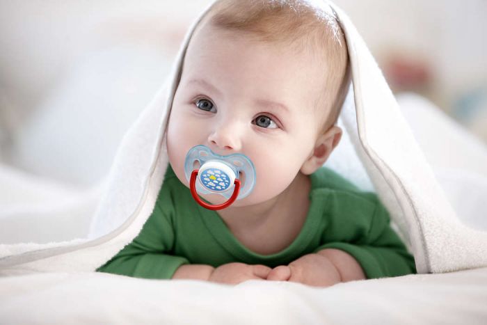Пустушка Avent Freeflow 0міс+, ортодонтична, для хлопчиків