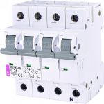 Автоматичний вимикач  ETI  ETIMAT 6  3p+N C 25А (6 kA)