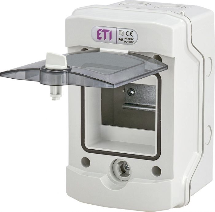 Щит пластиковий  ETI ECH-4Gu (4 модулы зовнішній IP65)