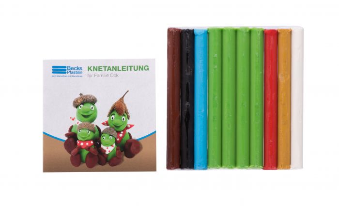Пластилін восковий Becks Plastilin 150г 7 кольорів B101283