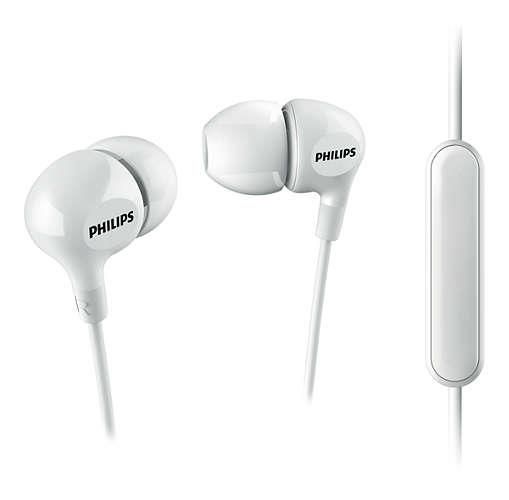 Навушники Philips SHE3555WT Mic Білий