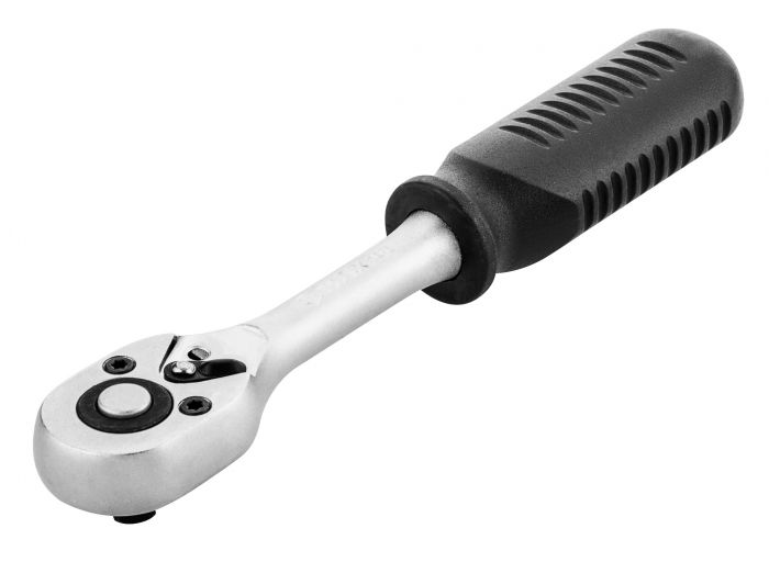 Ключ-тріскачка TOPEX, 1/4", 24 зубці, 150 мм, тримач прогумований