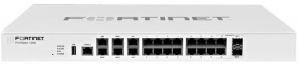 Міжмережевий екран Fortinet FG-100E, 2GE x WAN, 1GE x DMZ, 1GE x Mgmt, 2GE x HA, 14GE x switch ports.