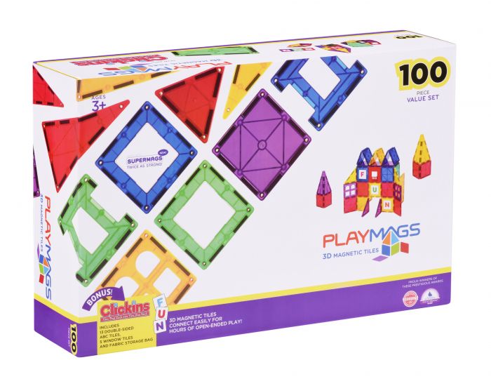 Конструктор Playmags магнітний набір 100 ел. PM151