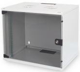 Шафа DIGITUS SOHO, 19" 7U 540x400, скл.двері, 60kg max, сіра