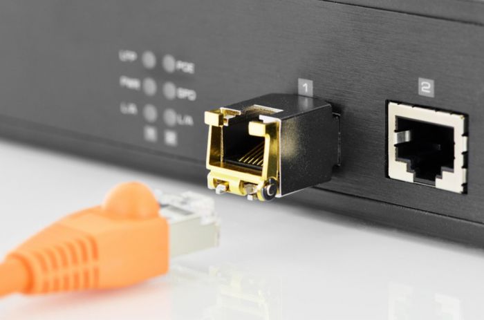 Модуль DIGITUS 1.25 Gbps Copper SFP, 100m, RJ45, 10/100/1000Base-T