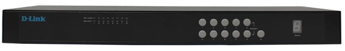 KVM-перемикач D-Link DKVM-IP8 8x, VGA, 1xFE, 4xUSB