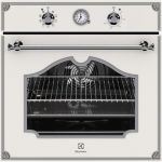 Духова шафа електрична Electrolux OPEB2320C, 72 л, А, телескопічні направляючі, Шампань