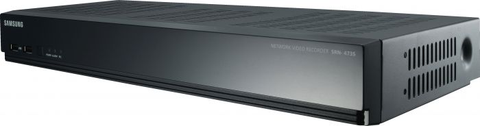 Мережевий відеорекордер Hanwha SRN-473SP/AC, 32Mbps, 2MP 4CH real-time recording