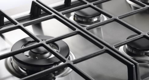 Варильна поверхня Electrolux газова на склі Rococo, 60см, чавун, шампань