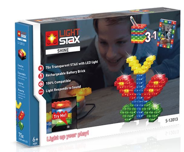 Конструктор LIGHT STAX з LED підсвічуванням Shine V2 3в1 LS-S12013