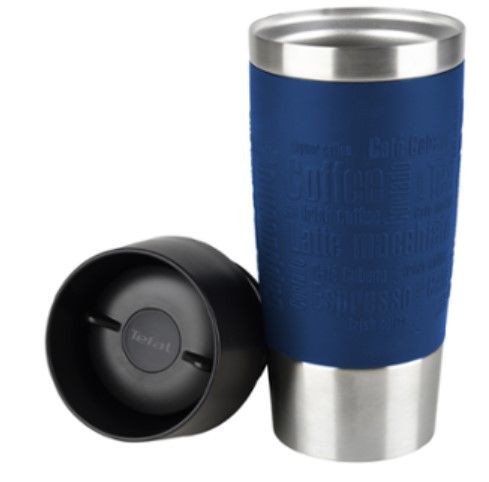 Термочашка Tefal Travel Mug 360 мл, синя, нерж.сталь
