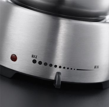 Електричне фондю Russell Hobbs Fiesta, ємність 2 л, 1200 Вт, 6 виделок в комплекті, нерж. сталь, сірий