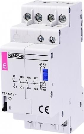 Контактор імпульсний ETI RBS 425-40 230V AC 25A (4НВ, AC1)