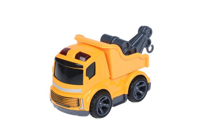 Машинка Same Toy Mini Metal Будівельна техніка-самосвал з краном SQ90651-1Ut-3