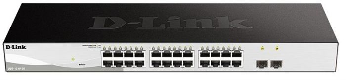 Комутатор D-Link DGS-1210-26 rev F1 24xGE, 2xSFP Websmart