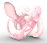 Пустушка ортодонтична Nuvita Orthosoft 0м+ рожева NV7050Pink
