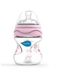 Пляшка для годування Nuvita Mimic 150 мл 0м+ Антиколікова, рожева NV6010Pink
