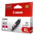 Картридж Canon CLI-451M XL (Magenta) Pixma MG5440/MG6340