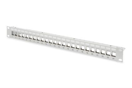 Рама 19" DIGITUS 1U для складальної патч-панелі 24 порта, біла