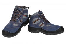 Черевики робочі Neo Tools, замш, антипрокол, сталевий підносок до 200 Дж, клас захисту S1P SRC, р.42