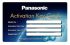 Програмне забезпечення Panasonic ключ активації для  Advanced Activation Key Pkg 1 User