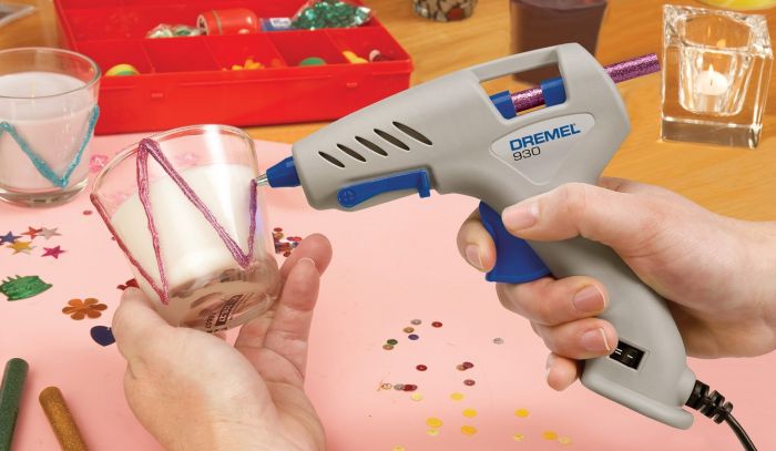 Пістолет клейовий Dremel 930, 105 °C і 165°C, 7мм