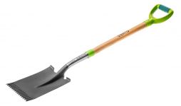 Лопата пряма Verto T-REX, зубчаста кромка, 116 см, 1.75кг