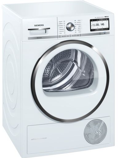Сушильний барабан Siemens WT47Y782OE - 60 см/9кг/Heat-Pump/selfCleaning/дисплей/А++/білий