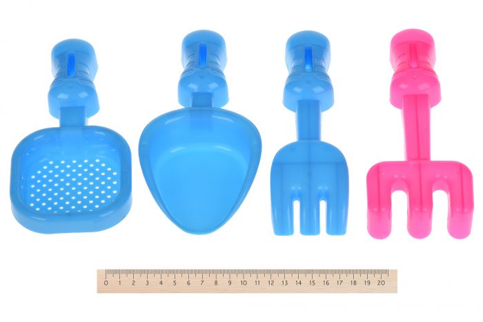 Набір для гри з піском Same Toy 6 од жовтий B015-Eut-1