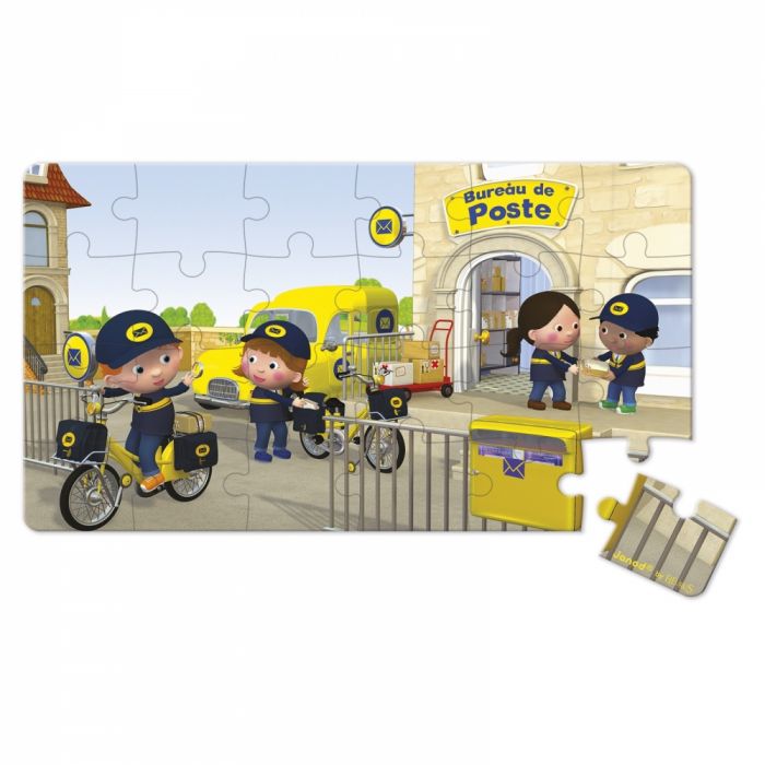 Набір з 2 пазлів Janod Велосипед Метта J02766
