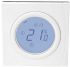 Терморегулятор Danfoss BasicPlus2 WT-P, +5...35° C, програмований, дротовий, вбудований, 230V, білий