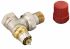 Клапан термостатичний Danfoss RA-N, DN 15, вх. 1/2" - вих. 1/2", кутовий