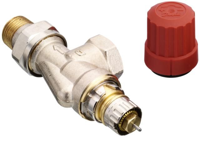 Клапан термостатичний Danfoss RA-N, DN 15, вх. 1/2" - вих. 1/2", осьовий