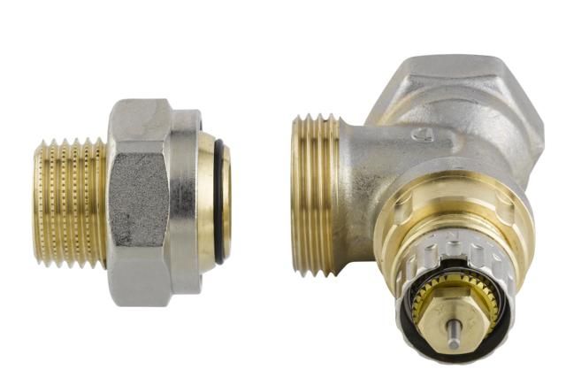 Клапан термостатичний Danfoss RA-N, DN 15, вх. 1/2" - вих. 1/2", кутовий