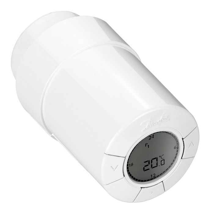 Danfoss Розумна термоголовка Danfoss Living Connect, сумісна тількі з Danfoss Link, 2 x AA, 3V, біла