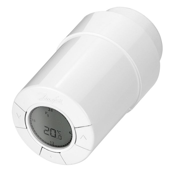 Danfoss Розумна термоголовка Danfoss Living Connect, сумісна тількі з Danfoss Link, 2 x AA, 3V, біла