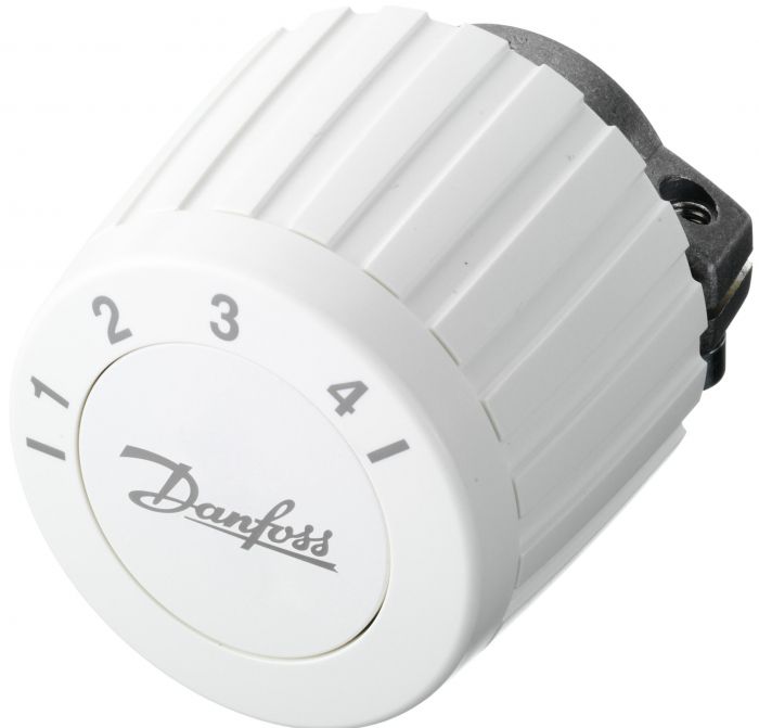 Обмежувач температури зворотного потоку Danfoss FJVR, RTL, +10...50 °C, білий