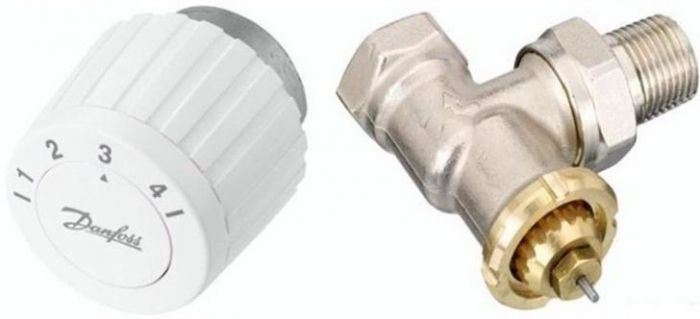 Обмежувач температури Danfoss RTL, DN 15, FJVR, 1/2", 120 ° C, кутовий