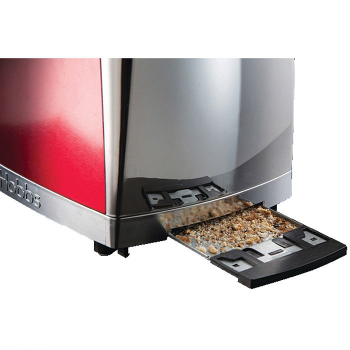 Тостер  Russell Hobbs Luna Solar, 1420Вт, нержав., довгі слоти, підігрів,разморожування, червоний