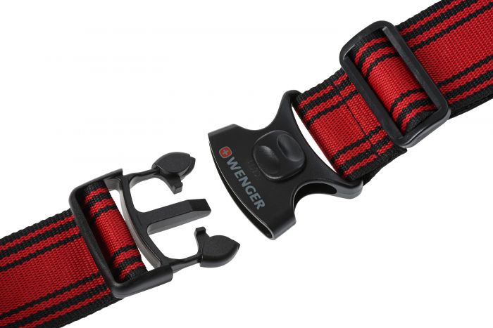 Багажний пасок Wenger Luggage Strap, чорно-червоний