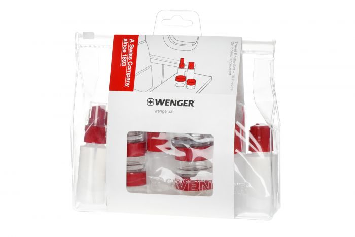 Набір ємностей для подорожей Wenger Bottle Set 10 psc, прозорий