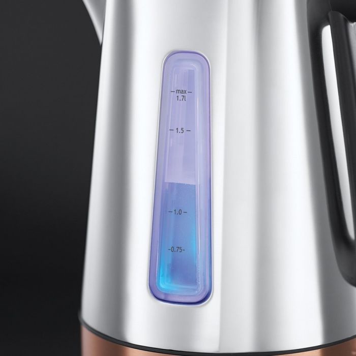 Електрочайник Russell Hobbs Luna, 1.7л, метал , сріблясто-бронзовий