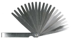 Щупи вимірювальні TOPEX, набір 20 пластин, діапазон 0.05-1 мм, крок 0.05 мм