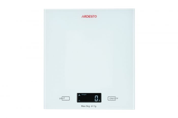 Ваги кухоннi Ardesto SCK-893W, макс. вага 5 кг/білий