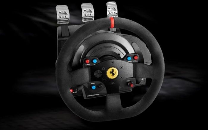 Кермо і педалі для PC / PS4®/ PS3® Thrustmaster T300 Ferrari Integral RW Alcantara edition