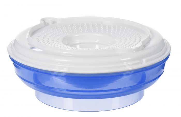 Тарілка малюка Nuvita 4в1 6м+ cиня NV1465Blue