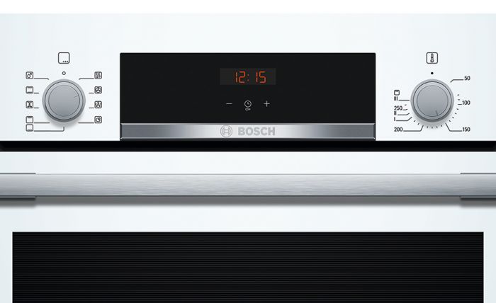 Вбудовувана електрична духова шафа Bosch HBF534EW0Q - Ш-60 см./66 л./дисплей/білий