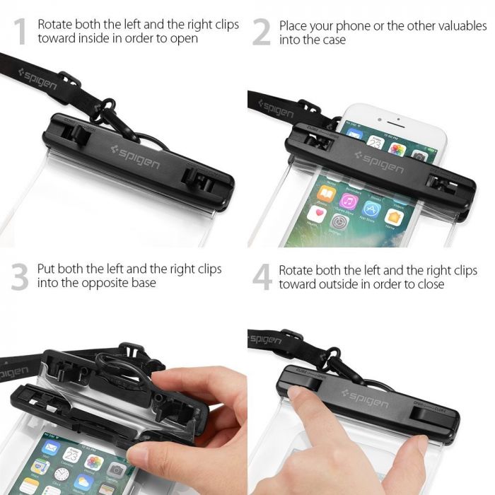 Чохол Spigen Velo A600 Universal Waterproof (4.01x7.08")